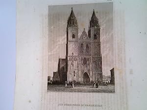 Die Domkirche in Magdeburg - Bild Nr. DLVIII aus Meyer's Universum, ein belehrendes Bilderwerk fü...