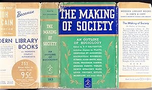 Imagen del vendedor de The Making of Society, An Outline of Sociology a la venta por Ironwood Books