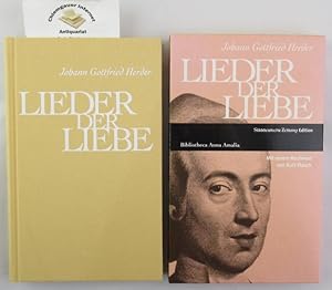 Bild des Verkufers fr Lieder der Liebe. Die ltesten und schnsten aus Morgenlande. Nebst vier und vierzig alten Minneliedern. Mit einem Nachwort von Kurt Flasch. Reihe: Bibliotheca Anna Amalia in der Sddeutsche Zeitung Edition. zum Verkauf von Chiemgauer Internet Antiquariat GbR