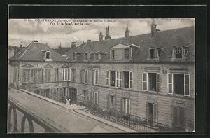 Bild des Verkufers fr Carte postale Montbard, Chateau de Buffon, Vue de la facade sur la cour zum Verkauf von Bartko-Reher