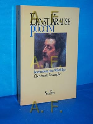 Bild des Verkufers fr Puccini : Beschreibung eines Welterfolges (Piper Band 534) zum Verkauf von Antiquarische Fundgrube e.U.