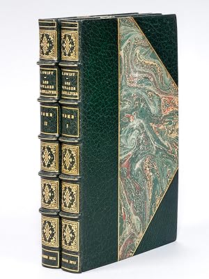 Les Quatre Voyages du Capitaine Lemuel Gulliver (4 Tomes en 2 Volumes - Complet) [ Exemplaire sur...
