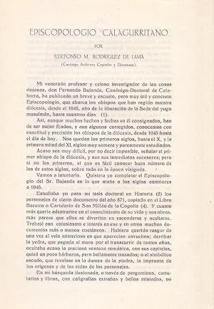 Imagen del vendedor de EPISCOPOLOGIO CALAGURRITANO (EXTRAIDO ORIGINAL DEL AO 1956 ESTUDIO COMPLETO TEXTO INTEGRO) a la venta por Libreria 7 Soles
