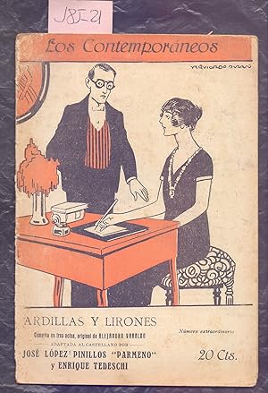 Seller image for ARDILLAS Y LIRONES (COMEDIA EN TRES ACTOS) for sale by Libreria 7 Soles