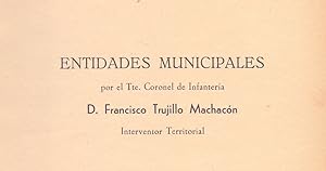 Seller image for ENTIDADES MUNICIPALES for sale by Libreria 7 Soles