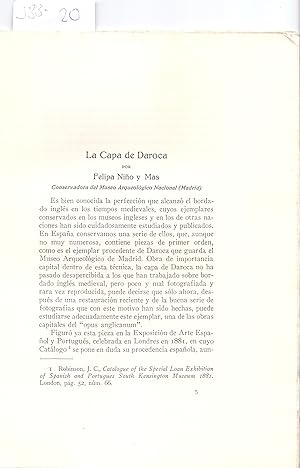 Seller image for LA CAPA DE DAROCA for sale by Libreria 7 Soles