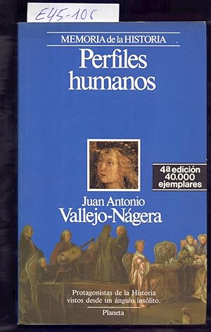 Seller image for PERFILES HUMANOS for sale by Libreria 7 Soles