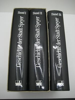 Imagen del vendedor de Geschichte der Stadt Speyer. Hrsg. von der Stadt Speyer. Mischauflage. 3 Bde. [=Alles]. a la venta por Mller & Grff e.K.