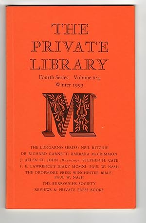 The Private Library. Fourth Series Volume 6:4 Winter 1993