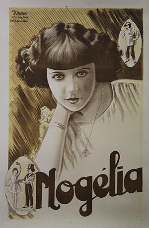 "NOGÉLIA" Affiche originale entoilée / Litho A. DUPUIS Les Lilas Paris (début 1900)