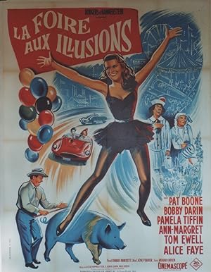 "LA FOIRE AUX ILLUSIONS (STATE FAIR)" Affiche originale entoilée / Réalisé par JOSE FERRER avec P...
