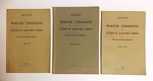 Seller image for Geometrische Anschauungslehre und Leitfaden des geometrischen Zeichnens fr Knabenbrgerschulen. 1.-3. Teil. 3 Bnde. for sale by erlesenes  Antiquariat & Buchhandlung