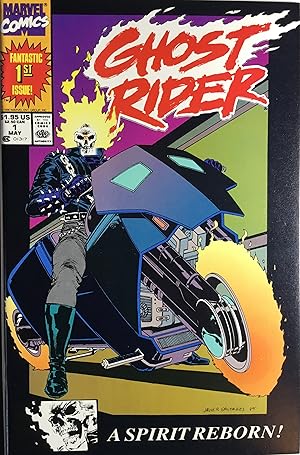 Imagen del vendedor de GHOST RIDER No. 1 (May 1990) Scarce 2nd. Print (NM) a la venta por OUTSIDER ENTERPRISES