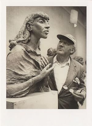 Seller image for Jacob Epstein Loughton Artist Sculptor Photo Award Postcard for sale by Postcard Finder