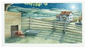 Seller image for Complete set of fine illustrations for E.B. White's Some Pig! (from Charlotte's Web), comprising: 21 fine pencil and watercolour drawings on 21 sheets for sale by Neverland Books