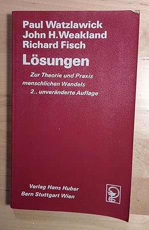Seller image for Lsungen. Zur Theorie und Praxis menschlichen Wandels for sale by Llibres Bombeta