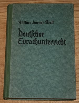 Seller image for Deutscher Sprachunterricht in Lehre und Beispiel zum Gebrauche an hheren Schulen. for sale by Antiquariat Gallenberger