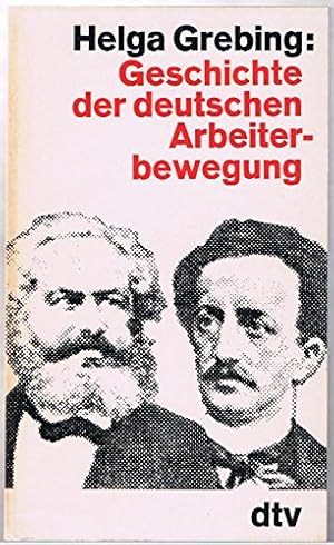 Bild des Verkufers fr Geschichte der deutschen Arbeiterbewegung. Ein berblick. zum Verkauf von Gabis Bcherlager