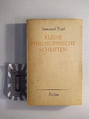 Bild des Verkufers fr Kleine philosophische Schriften. (Reclams Universal-Bibliothek. Nr 9038/40). zum Verkauf von Druckwaren Antiquariat