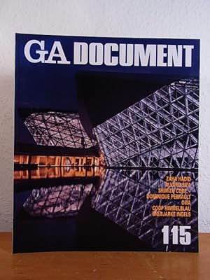 Image du vendeur pour GA - Global Architecture Document 115 [English - Japanese] mis en vente par Antiquariat Weber