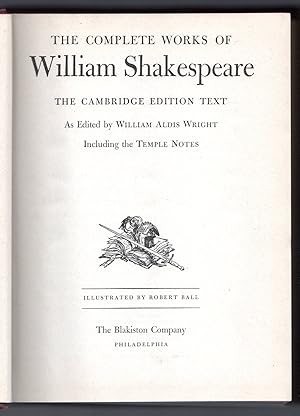 Bild des Verkufers fr The complete works of William Shakespeare zum Verkauf von Sergio Trippini