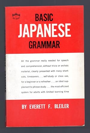 Bild des Verkufers fr Basic Japanese grammar zum Verkauf von Sergio Trippini