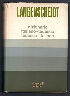 Bild des Verkufers fr Langenscheidt. Dizionario italiano-tedesco tedesco-italiano zum Verkauf von Sergio Trippini