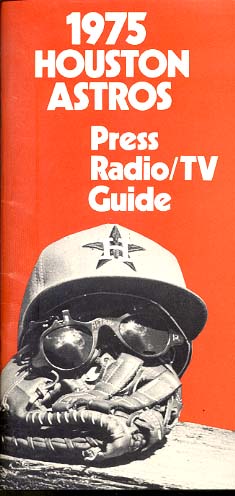 HOUSTON ASTROS 1975-MEDIA GUIDE-L@@K! VF/NM