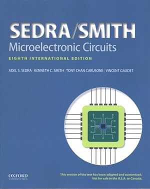 Image du vendeur pour Microelectronic Circuits mis en vente par GreatBookPrices