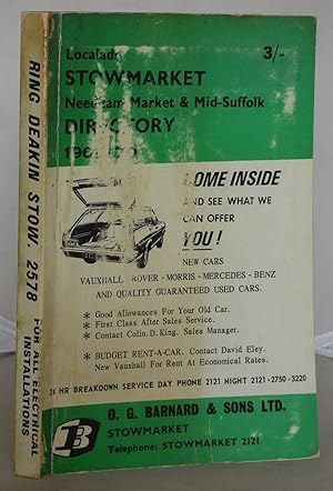 Image du vendeur pour 1969-70 Stowmarket, Needham Market & Mid-Suffolk Directory mis en vente par Besleys Books  PBFA