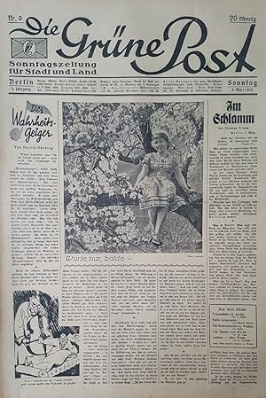 Die Grüne Post. Sonntag, 3. März 1929. Sonntagszeitung für Stadt und Land. Verlag Ullstein, Berli...