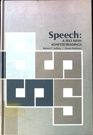 Imagen del vendedor de Speech : A Text with Adapted Readings; a la venta por books4less (Versandantiquariat Petra Gros GmbH & Co. KG)