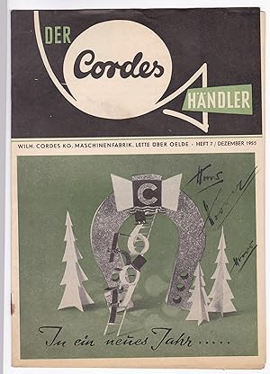 Der Cordes Händler 1955 Konvolut Wilh. Cordes Lette Oelde Waschmaschine Liste