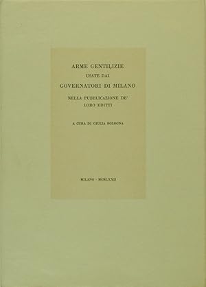 Imagen del vendedor de Arme gentilizie usate dai governatori di Milano nella pubblicazione de' loro editti a la venta por FABRISLIBRIS