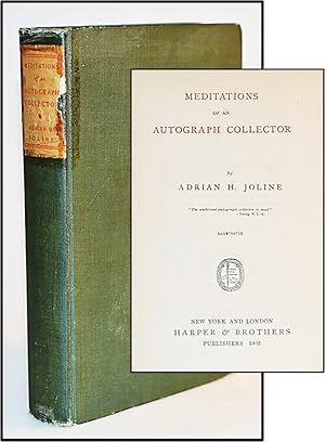 Seller image for Meditations of an Autograph Collector for sale by Blind-Horse-Books (ABAA- FABA)