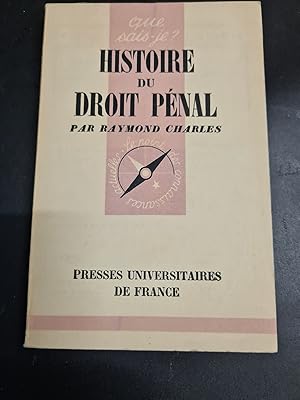 Image du vendeur pour histoire du droit penal mis en vente par secretdulivre