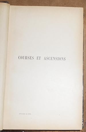 Annuaire du Club Alpin Français 1894