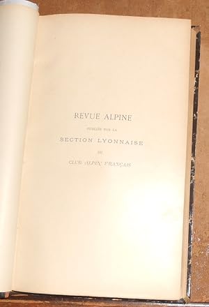 Revue Alpine 1895