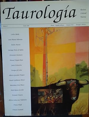 TAUROLOGÍA Revista Cultural Taurina Número 1 Otoño 1989