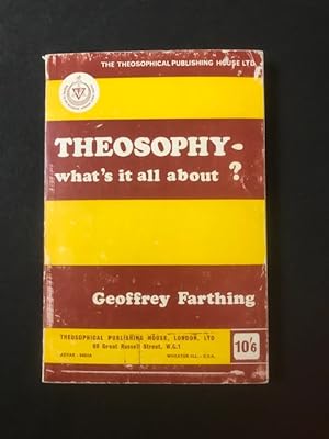 Seller image for Theosophy~What's It All About? for sale by BookEnds Bookstore & Curiosities