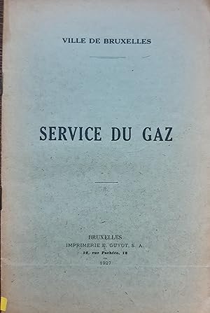 Service du Gaz (Ville de Bruxelles 1927)