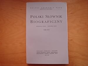 Seller image for Polski Slownik Biograficzny Tom XIV. Kopernicki Izydor - Kozlowska Maria for sale by Polish Bookstore in Ottawa