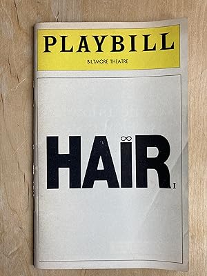 HAIR - Playbill Biltmore Theatre June 1968