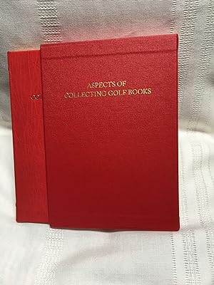 Aspects of Collecting Golf Books