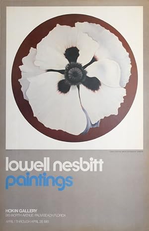 Lowell Nesbitt : Poppy - (Ausstellungsplakat / 1981)