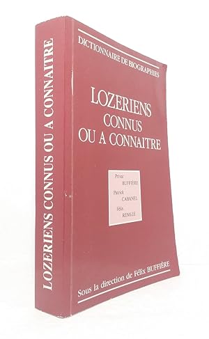 Image du vendeur pour Lozriens connus ou  connatre : Dictionnaire de biographies mis en vente par Librairie KOEGUI