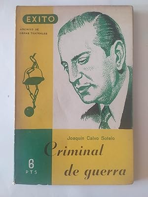 Image du vendeur pour CRIMINAL DE GUERRA mis en vente par LIBRERIA CLIO