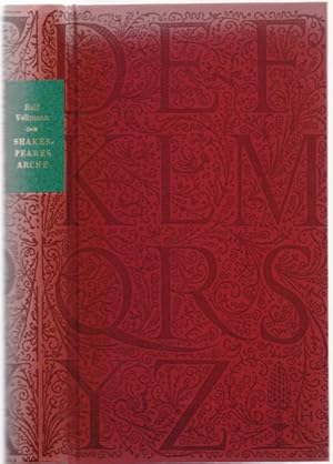 Bild des Verkufers fr Shakespeares Arche. Ein Alphabet von Mord und Schnheit. (1.-8. Tsd.). zum Verkauf von Antiquariat Dwal