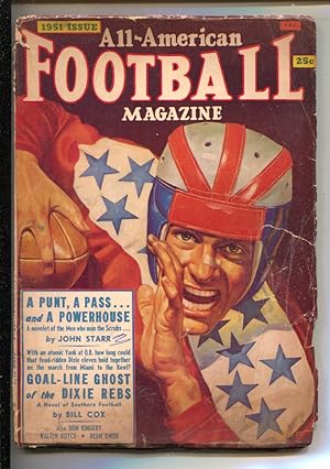 Immagine del venditore per All-American Football 1951-George Gross football cover-Pulp sports fiction by John Starr-Dean Owen-G venduto da DTA Collectibles