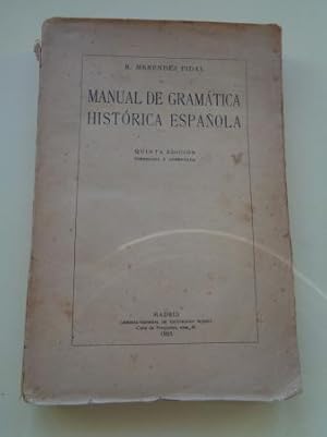 Manual de Gramática Histórica española